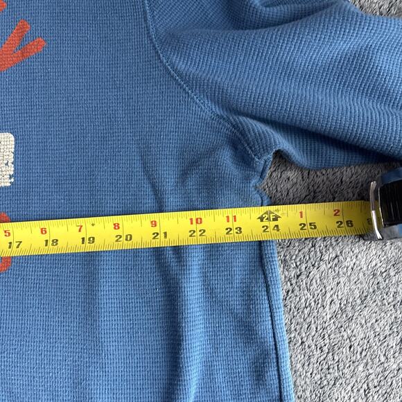 Old Navy Men’s Plus Size 3XL Navy Blue Org Long Sleeve Waffle Knit Pullover Soft - Picture 5 of 5